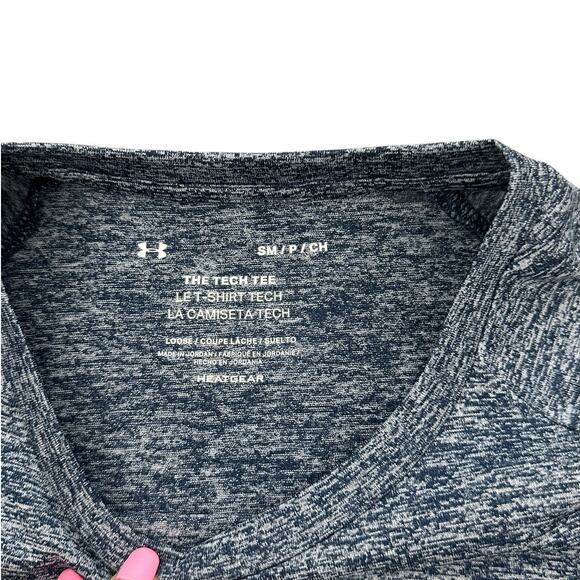 UNDER ARMOUR Men's Tech Tee Navy Small NWOT - Picture 3 of 4